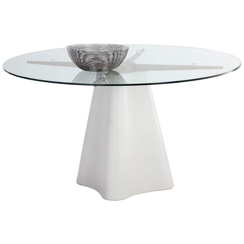 Image 1 Sunpan Moda Dining Table White 55"