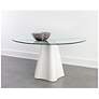 3_Sunpan Moda Dining Table White 55" more views