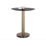 1_Sunpan Monaco Bar Table Gold Gray Marble and Charcoal Gray