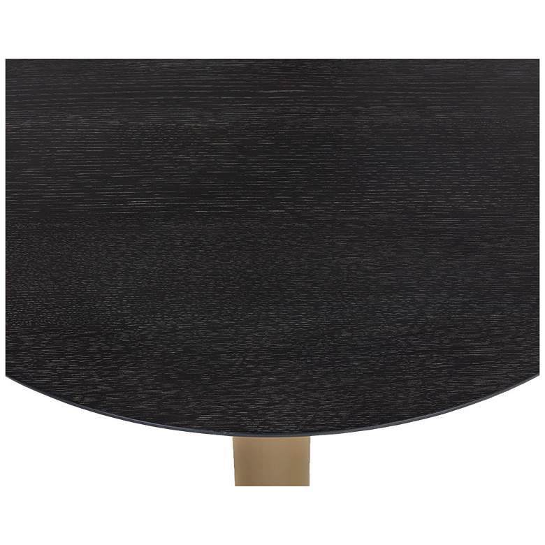 Image 3 Sunpan Monaco Bar Table Gold Gray Marble and Charcoal Gray more views