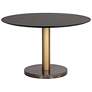 2_Sunpan Monaco Dining Table Gold Gray Marble and Charcoal Gray 48" more views