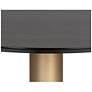 5_Sunpan Monaco Dining Table Gold Gray Marble and Charcoal Gray 48" more views