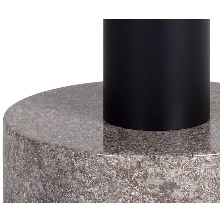 Image 4 Sunpan Monaco End Table Black Gray Marble and Raw Umber more views