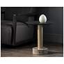 3_Sunpan Monaco End Table Gold Gray Marble and Charcoal Gray more views
