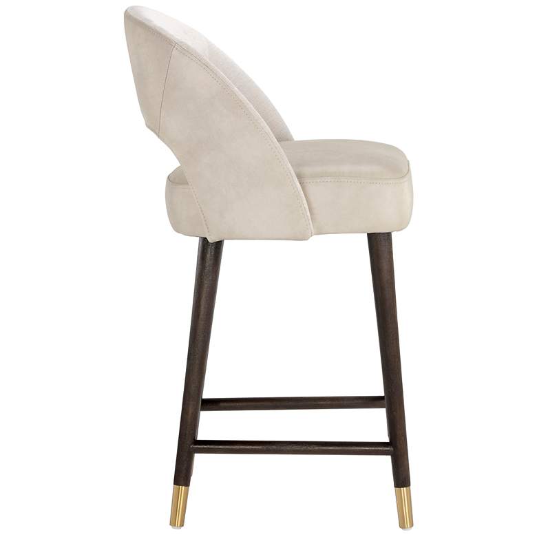 Image 2 Sunpan Monae Counter Stool Bravo Cream and Polo Club Muslin more views