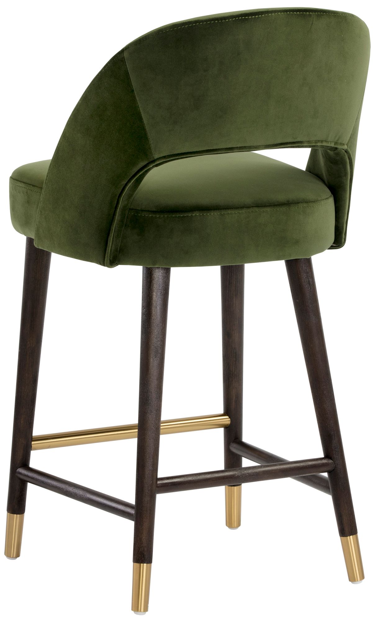 Image 3 Sunpan Monae Counter Stool Moss Green more views