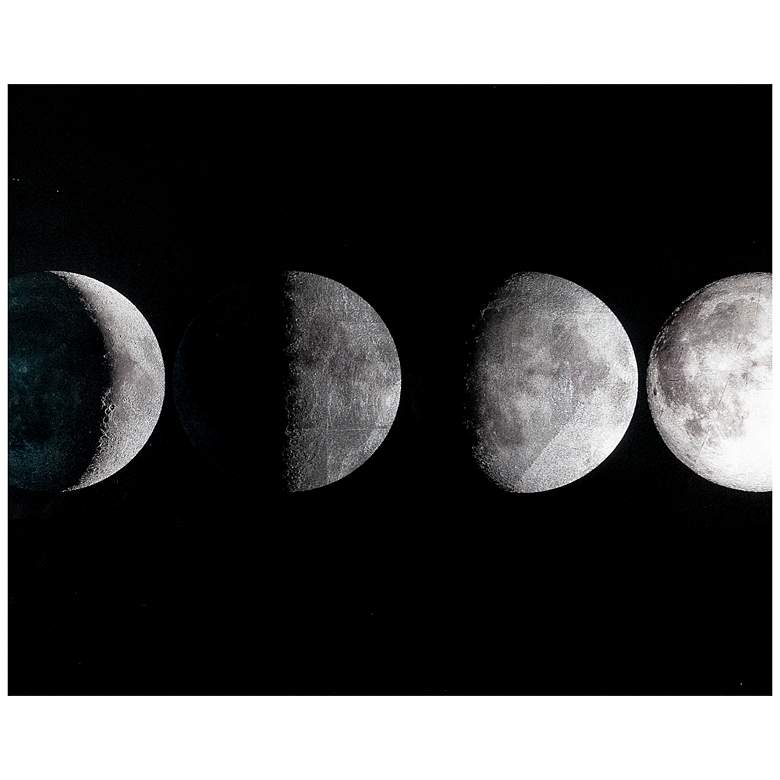 Image 3 Sunpan Moon Phases 72" X 30" Charcoal Frame more views