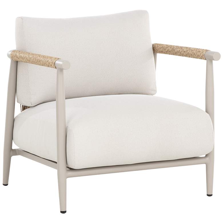 Image 1 Sunpan Muros Lounge Chair Greige Palazzo Cream
