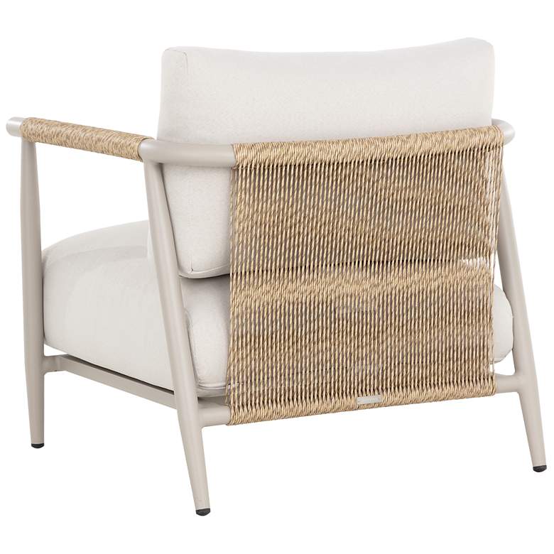 Image 4 Sunpan Muros Lounge Chair Greige Palazzo Cream more views