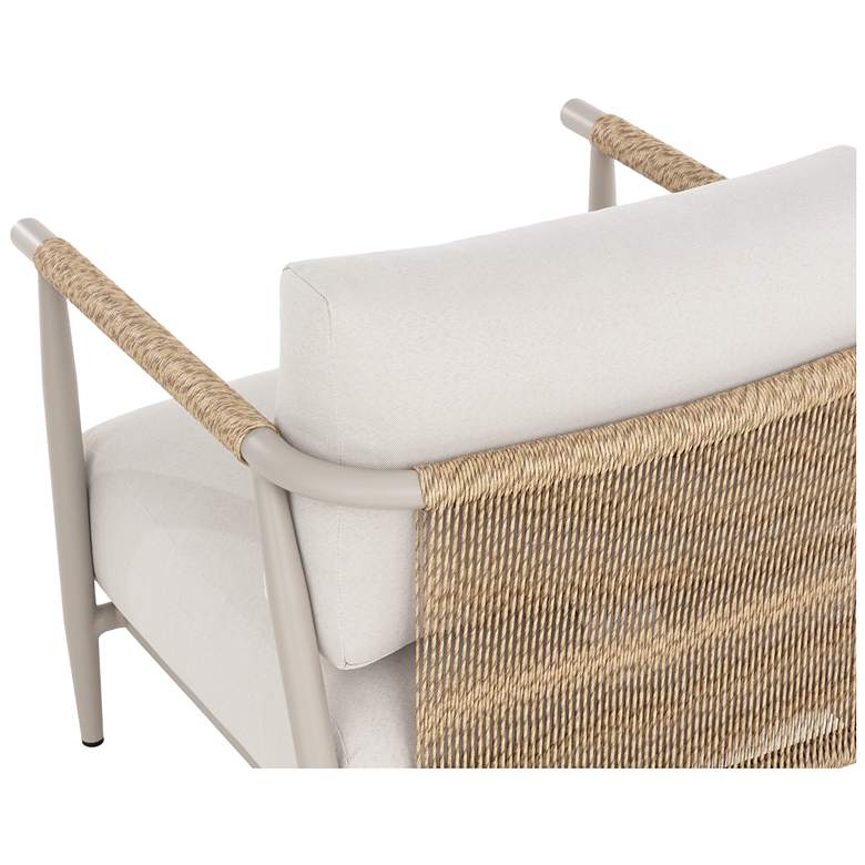 Image 5 Sunpan Muros Lounge Chair Greige Palazzo Cream more views