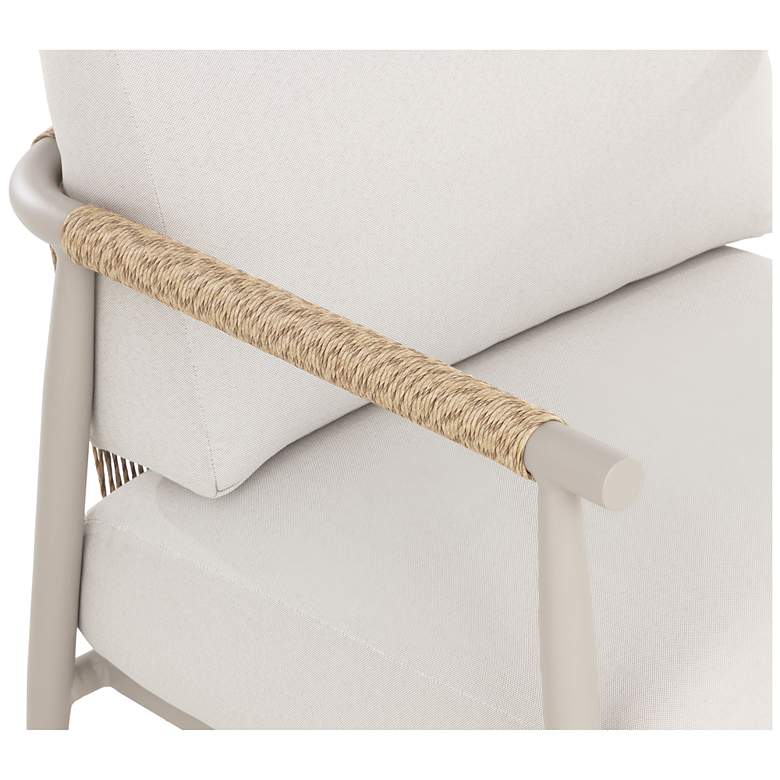 Image 6 Sunpan Muros Lounge Chair Greige Palazzo Cream more views