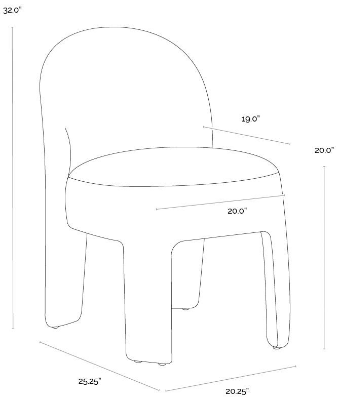 Image 6 Sunpan Myrtle Dining Chair Opera Nori more views