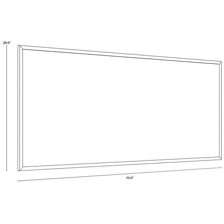Image 6 Sunpan Mystic Mountain 72" X 30" Black Frame more views