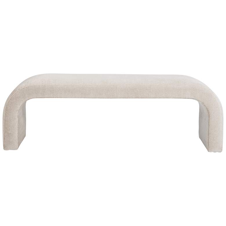 Image 2 Sunpan Nahara Bench Bergen Taupe more views
