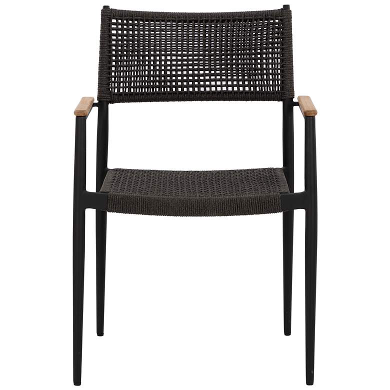 Image 2 Sunpan Nava Stackable Dining Armchair Black Set of 2 more views