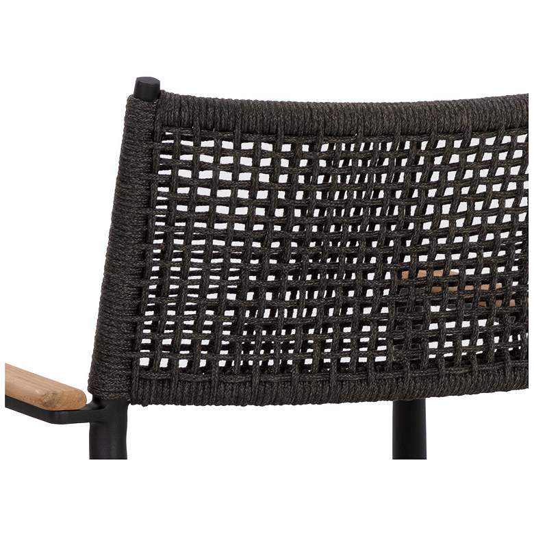 Image 7 Sunpan Nava Stackable Dining Armchair Black Set of 2 more views
