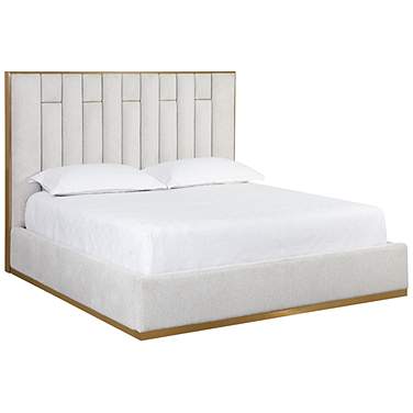 Sunpan Nemu Bed King Rhea Light Barley