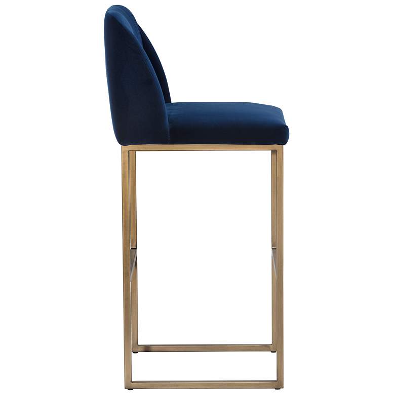 Image 2 Sunpan Nevin Barstool Sapphire Blue more views