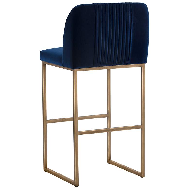 Image 3 Sunpan Nevin Barstool Sapphire Blue more views