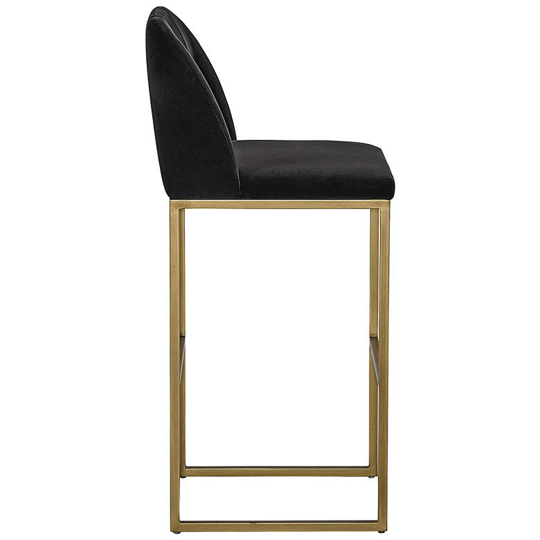 Image 2 Sunpan Nevin Barstool Shadow Gray more views
