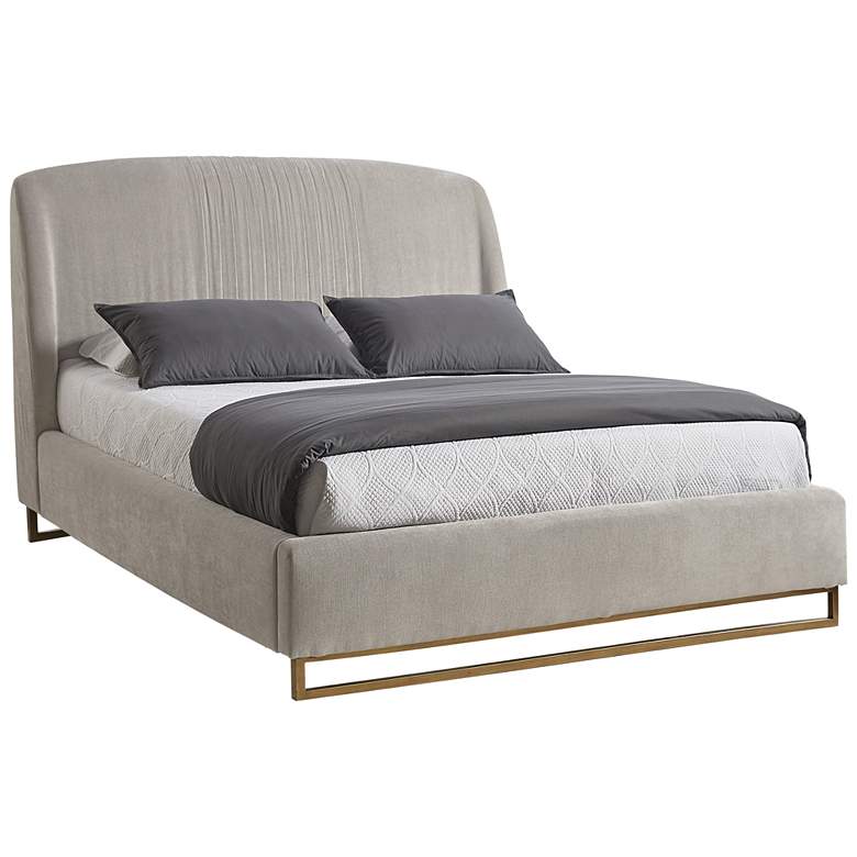 Image 1 Sunpan Nevin Bed Queen Polo Club Stone