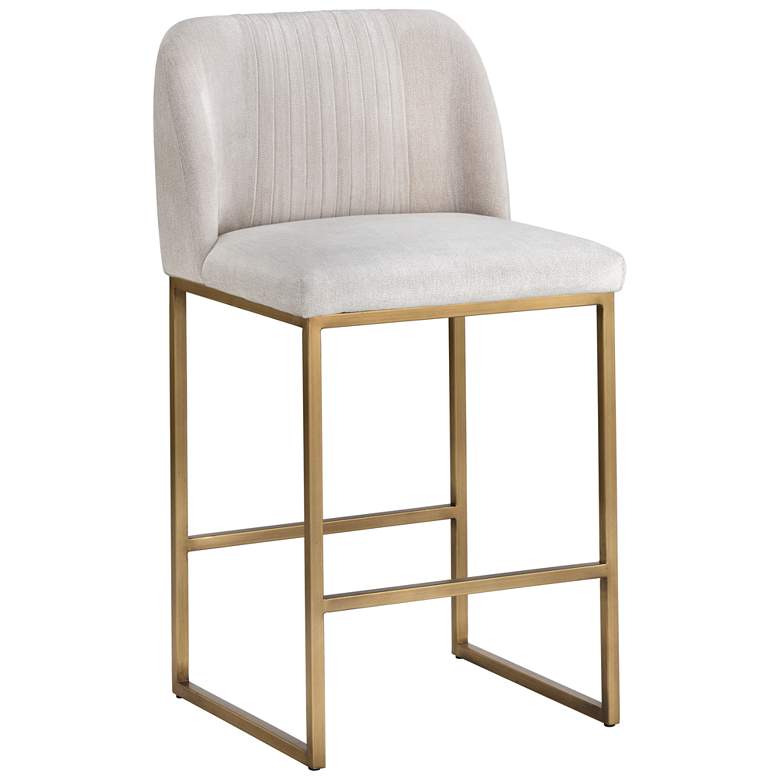 Image 1 Sunpan Nevin Counter Stool Polo Club Muslin