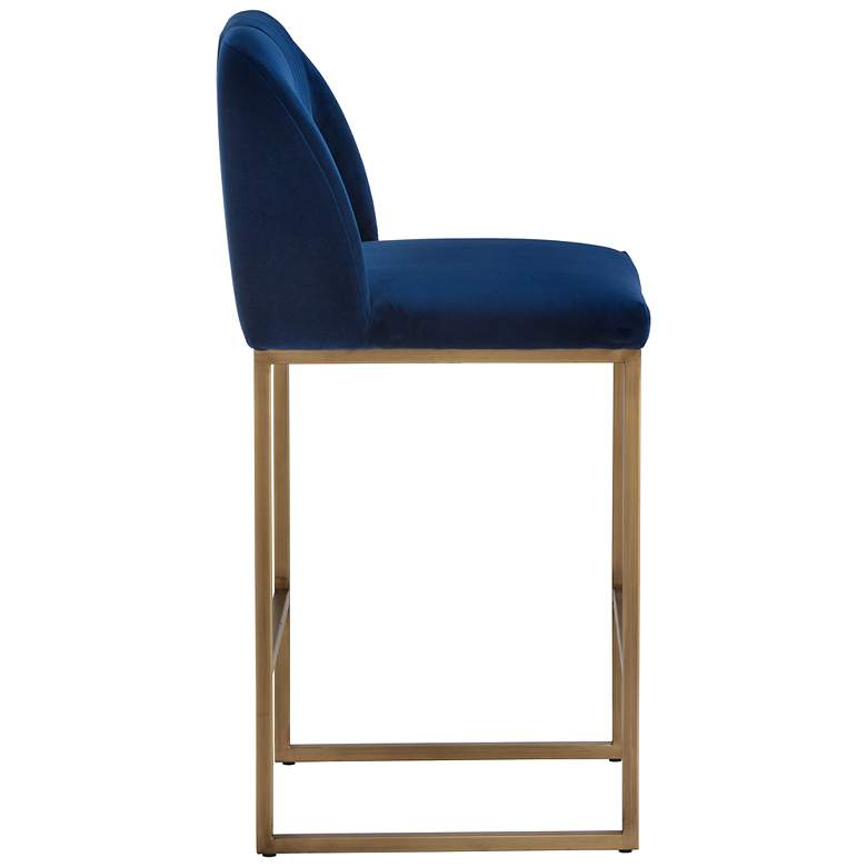 Image 2 Sunpan Nevin Counter Stool Sapphire Blue more views