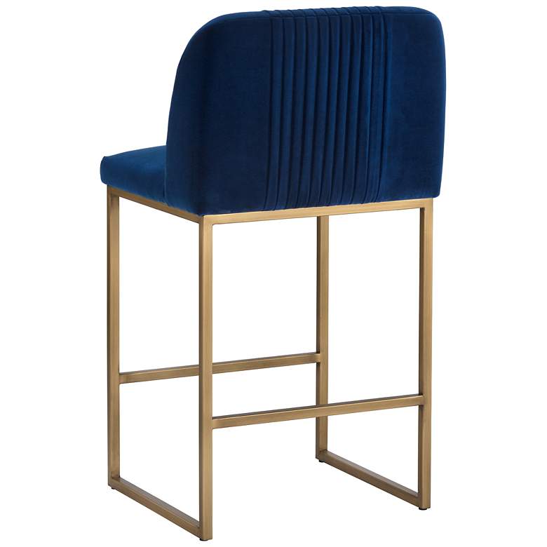 Image 3 Sunpan Nevin Counter Stool Sapphire Blue more views