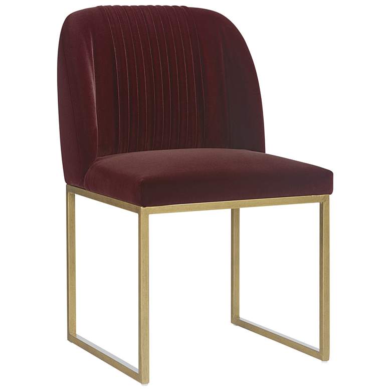 Image 1 Sunpan Nevin Dining Chair Merlot Set of 2