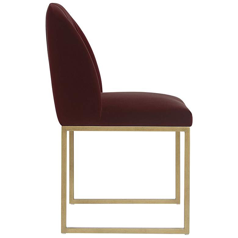 Image 4 Sunpan Nevin Dining Chair Merlot Set of 2 more views