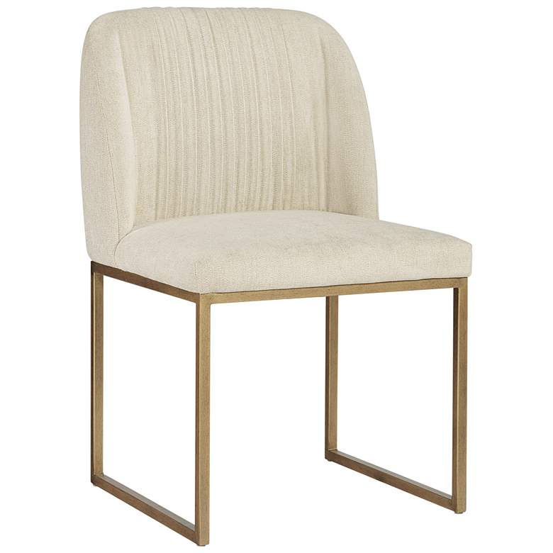 Image 2 Sunpan Nevin Dining Chair Polo Club Muslin Set of 2