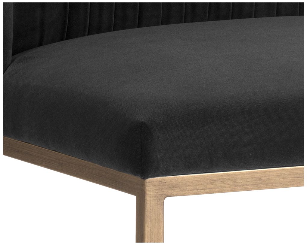 Sunpan Nevin Dining Chair Shadow Gray Set of 2