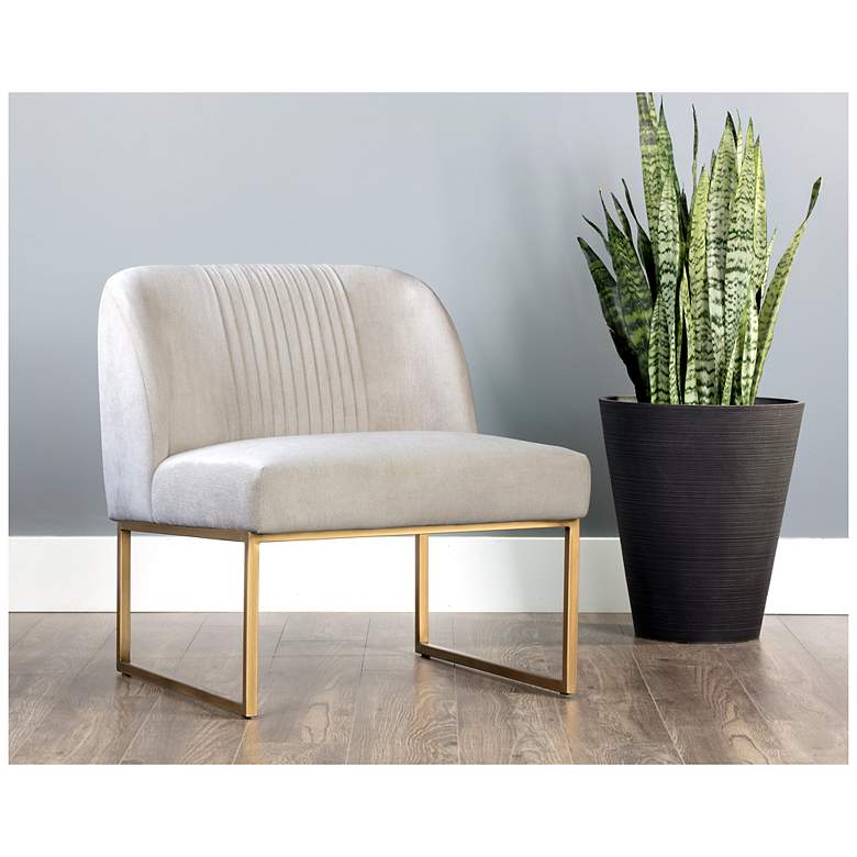 Image 1 Sunpan Nevin Lounge Chair Polo Club Muslin