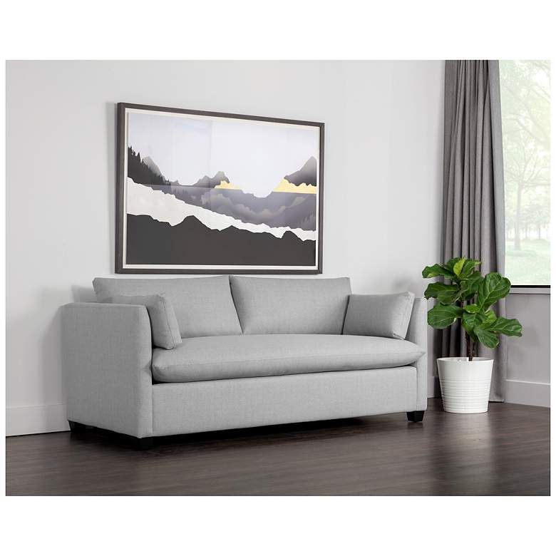 Image 4 Sunpan Nico Sofa Bed Broderick Charcoal more views
