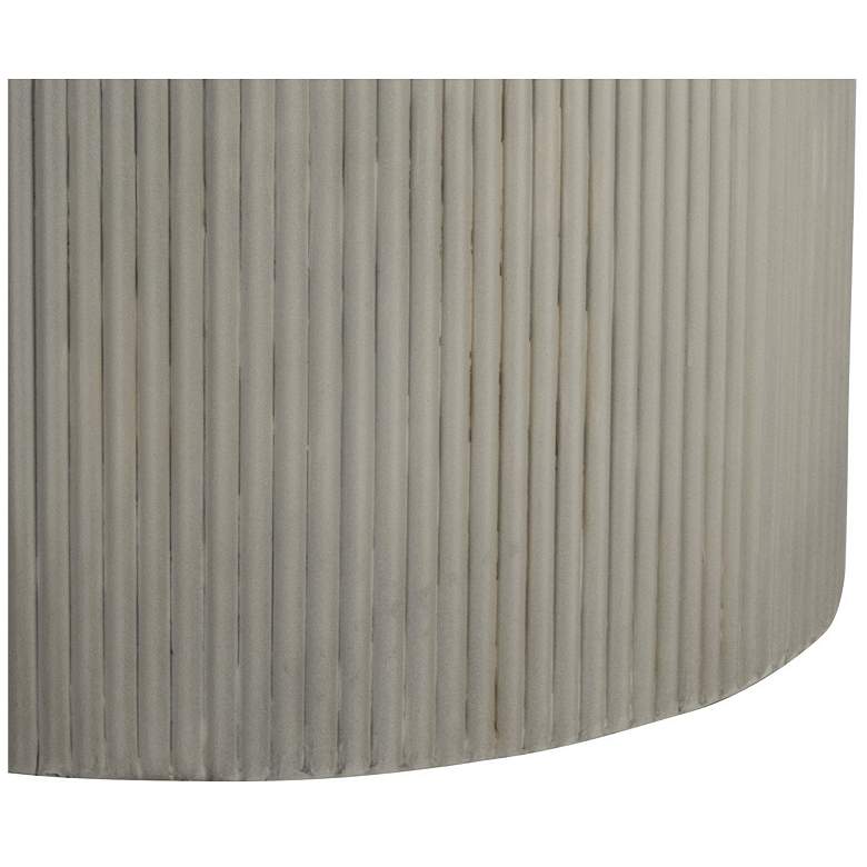 Image 4 Sunpan Nicolette Dining Table Light Gray Marble Look 40" more views