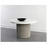 5_Sunpan Nicolette Dining Table Light Gray Marble Look 55" more views