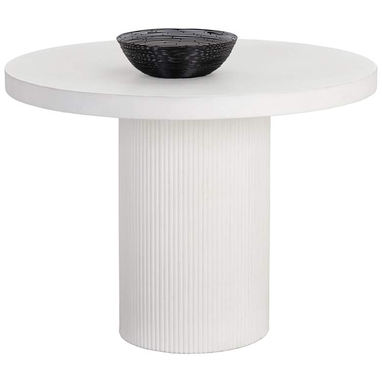 Image 1 Sunpan Nicolette Dining Table White 40"