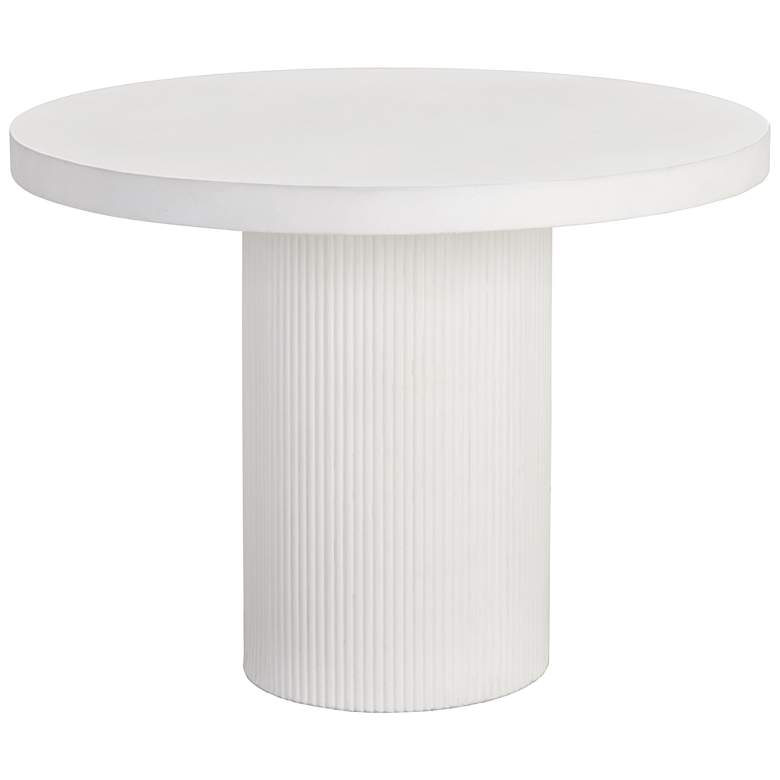 Image 2 Sunpan Nicolette Dining Table White 40" more views