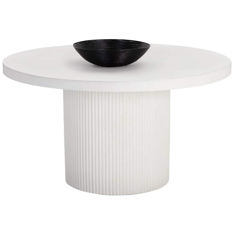 Image 1 Sunpan Nicolette Dining Table White 55"