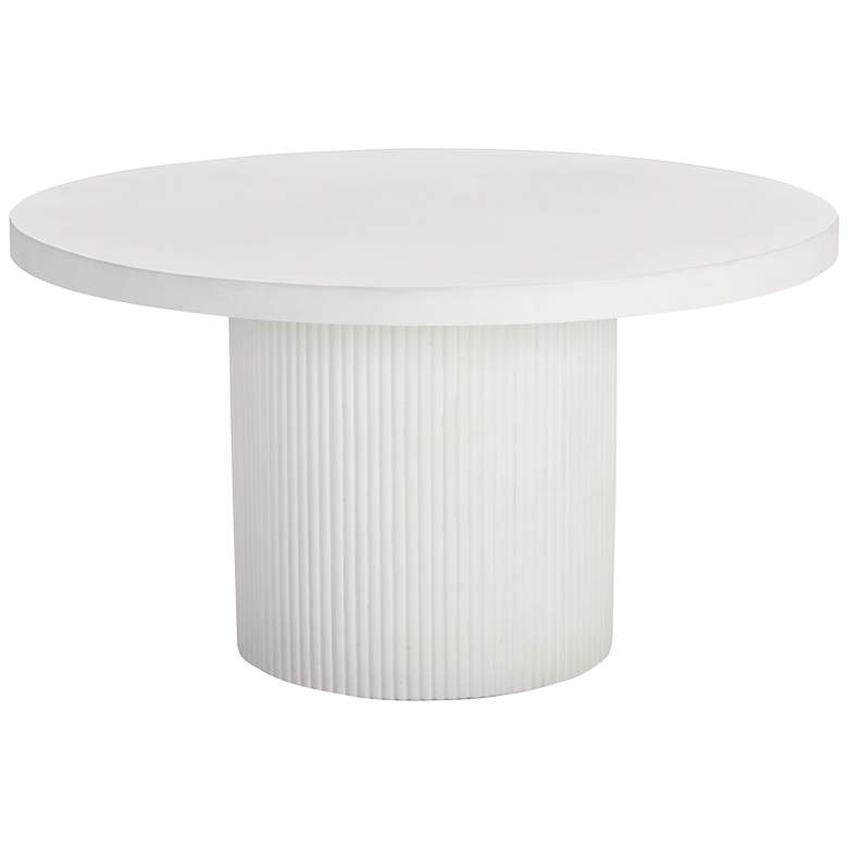 Image 2 Sunpan Nicolette Dining Table White 55" more views