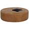 Sunpan Nilda Ottoman Camel Leather