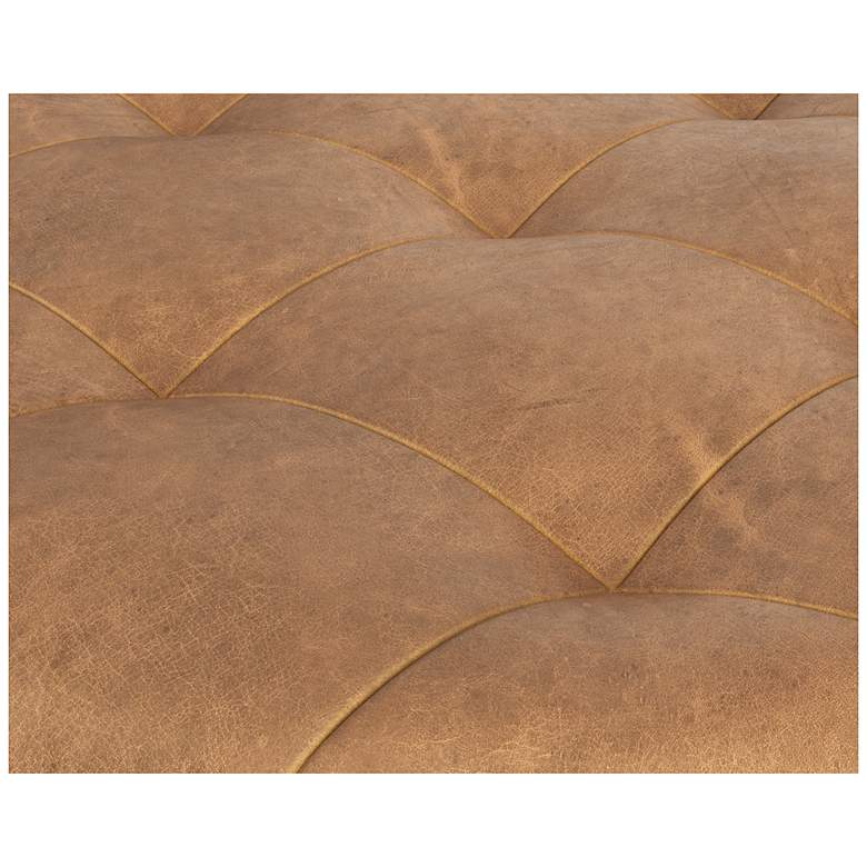 Image 7 Sunpan Nilda Ottoman Camel Leather more views