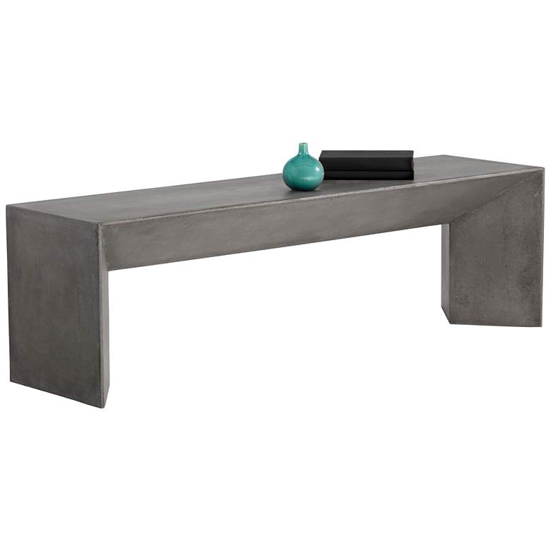 Image 1 Sunpan Nomad Bench Gray