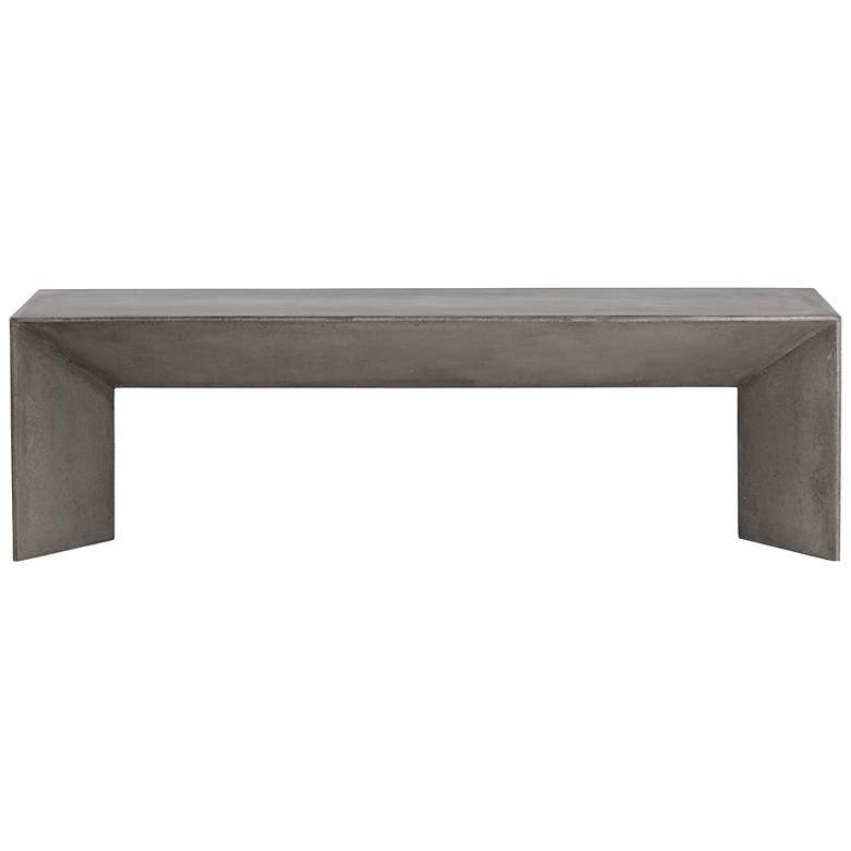 Image 3 Sunpan Nomad Bench Gray more views