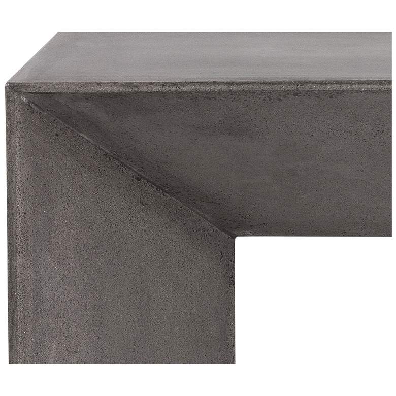 Image 6 Sunpan Nomad Bench Gray more views