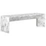 1_Sunpan Nomad Bench Marble Look White