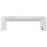 2_Sunpan Nomad Bench Marble Look White more views