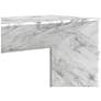 4_Sunpan Nomad Bench Marble Look White more views