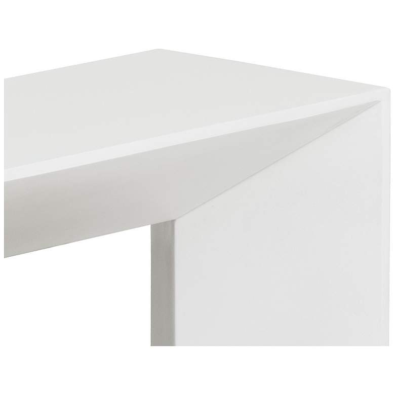 Image 4 Sunpan Nomad Bench White more views