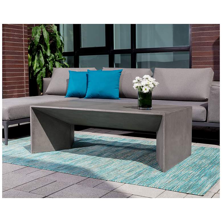 Image 4 Sunpan Nomad Coffee Table Gray more views